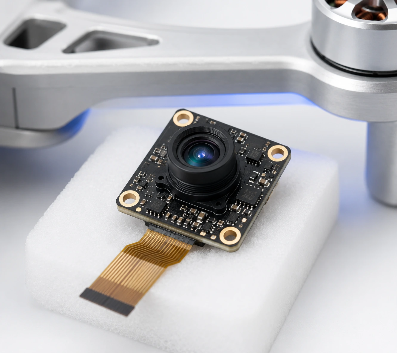 Lightweight MIPI camera module for UAV drone imaging payload with FPC flex connector