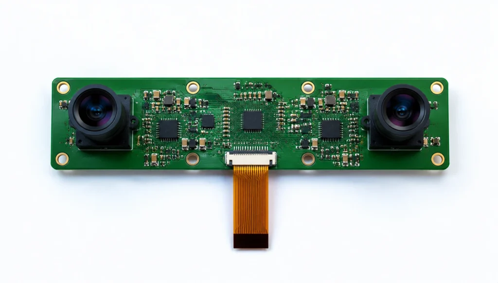 Smeiker binocular camera module with dual CMOS sensors, 100mm baseline, MIPI interface for AGV and robot navigation